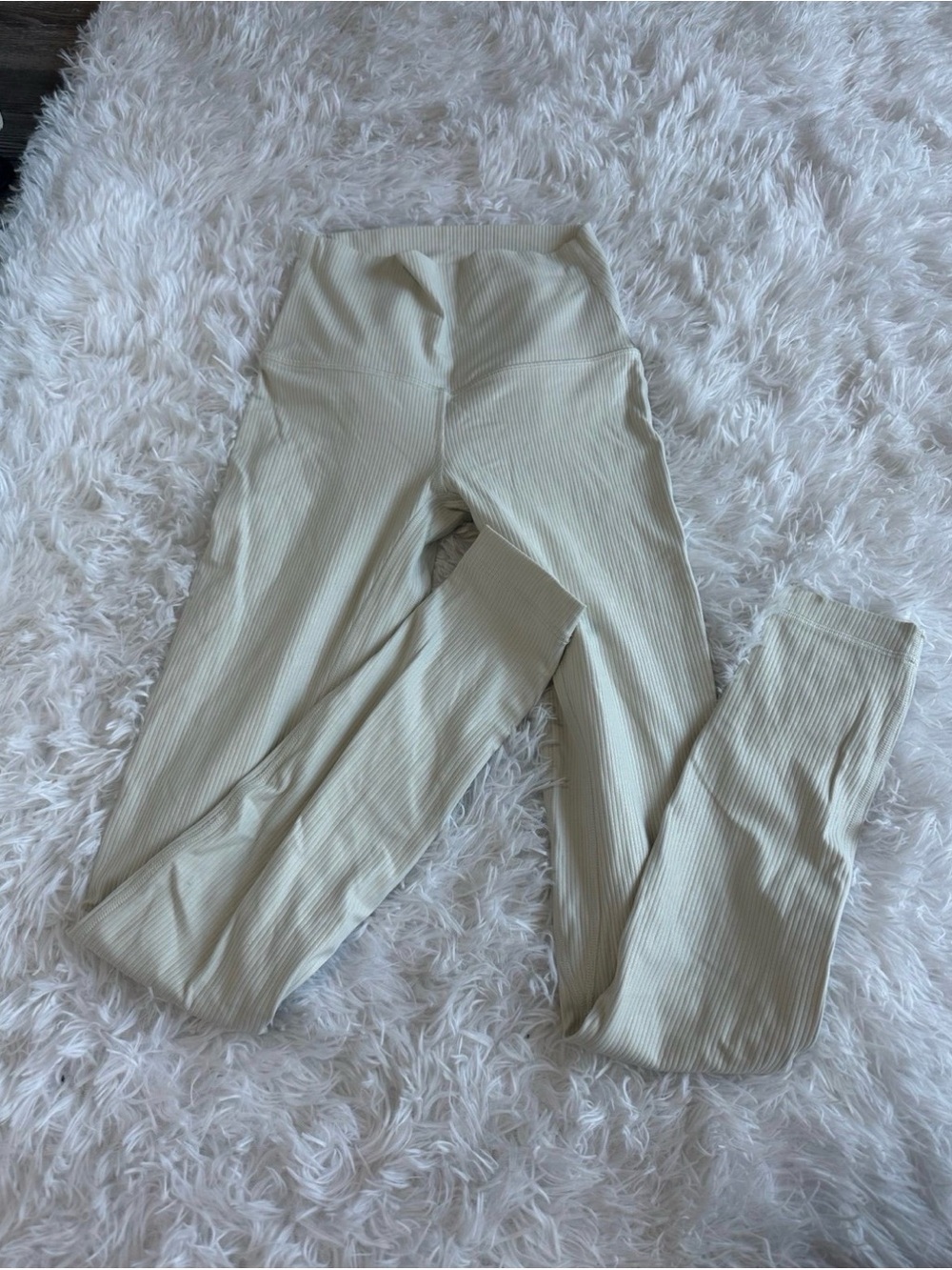 Lululemon Align High-Waist Ribbed Leggings - ivory